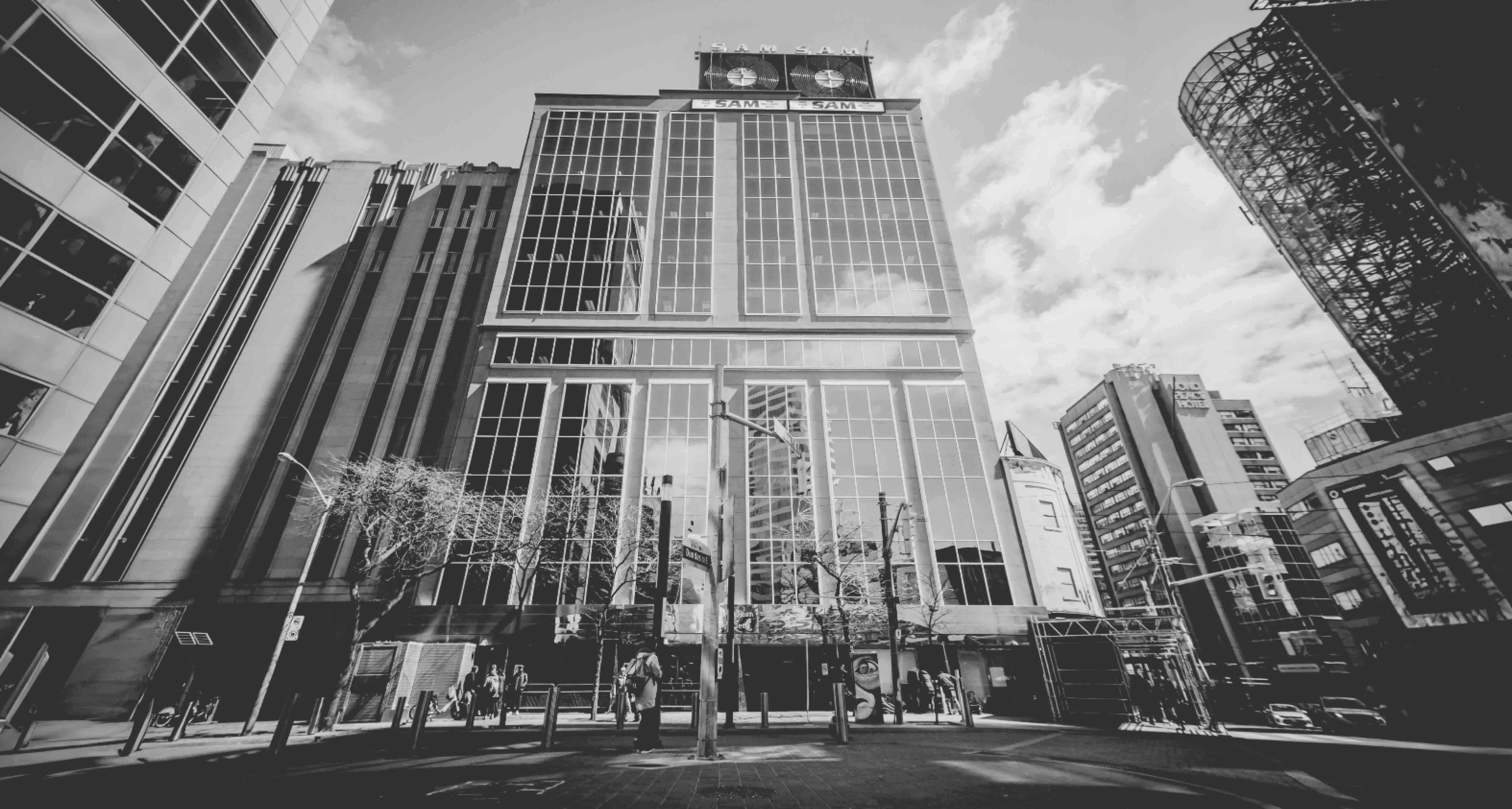 TMU's new law school building at 277 Victoria Street