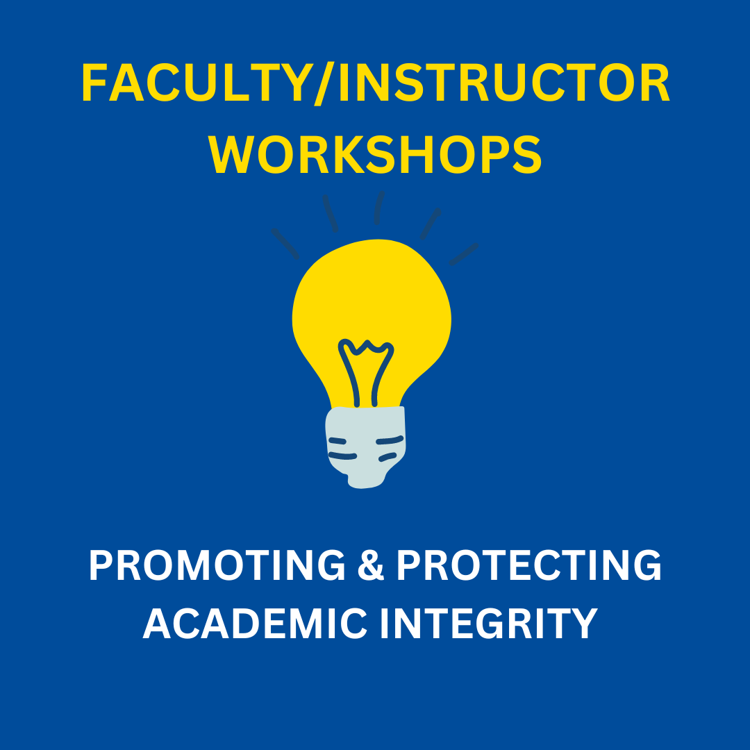Faculty/Instructor Workshops Promoting 