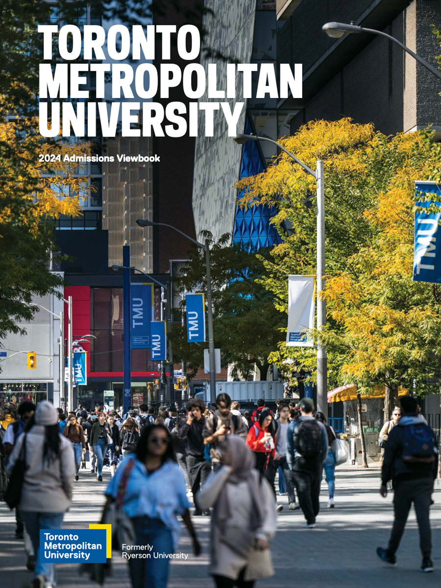 Toronto Metropolitan University 2024 Admissions Viewbook