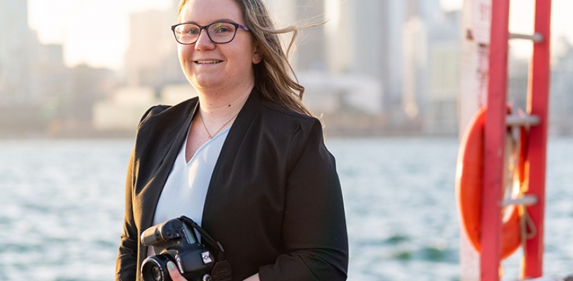 Portrait of Samantha Jackson of the Image Arts: Photography Studies program