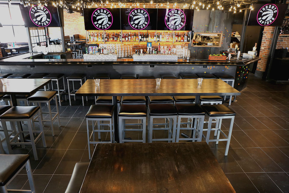 Interior photo of the Score On King