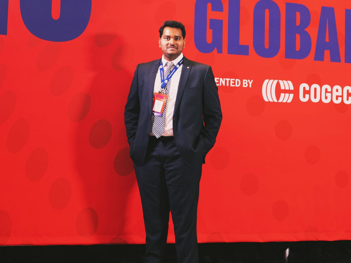 Latif at the 18th Toronto Global Forum.