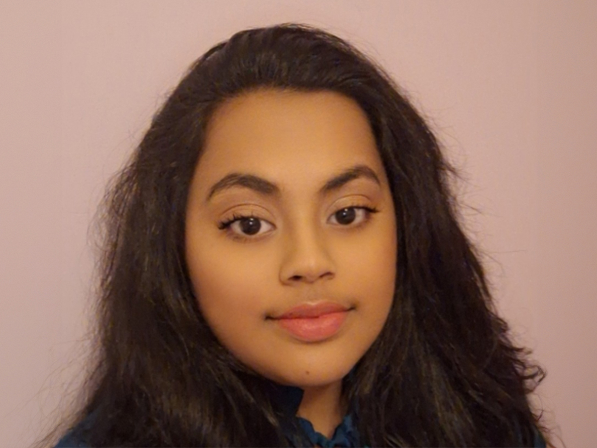 Social Work student, Audrika.