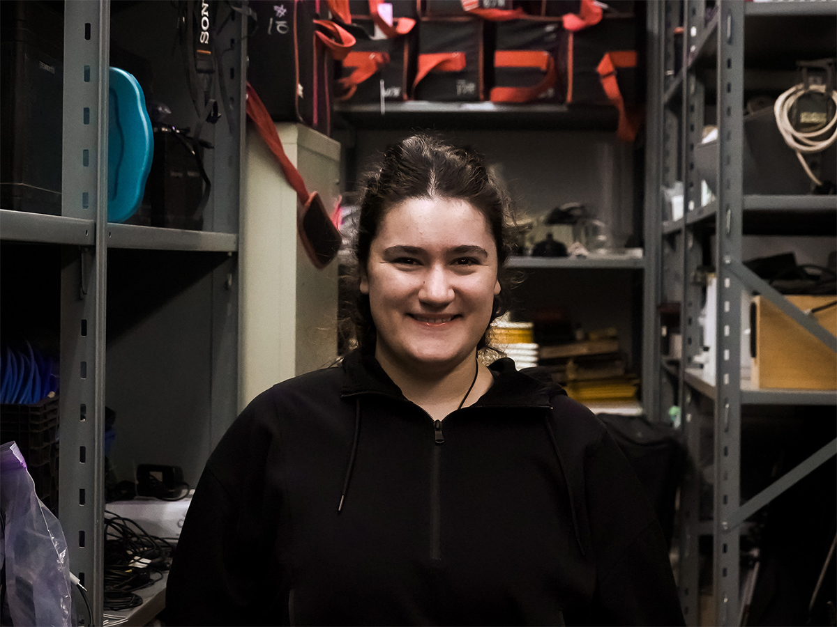 Image Arts: Film student, Morgan.