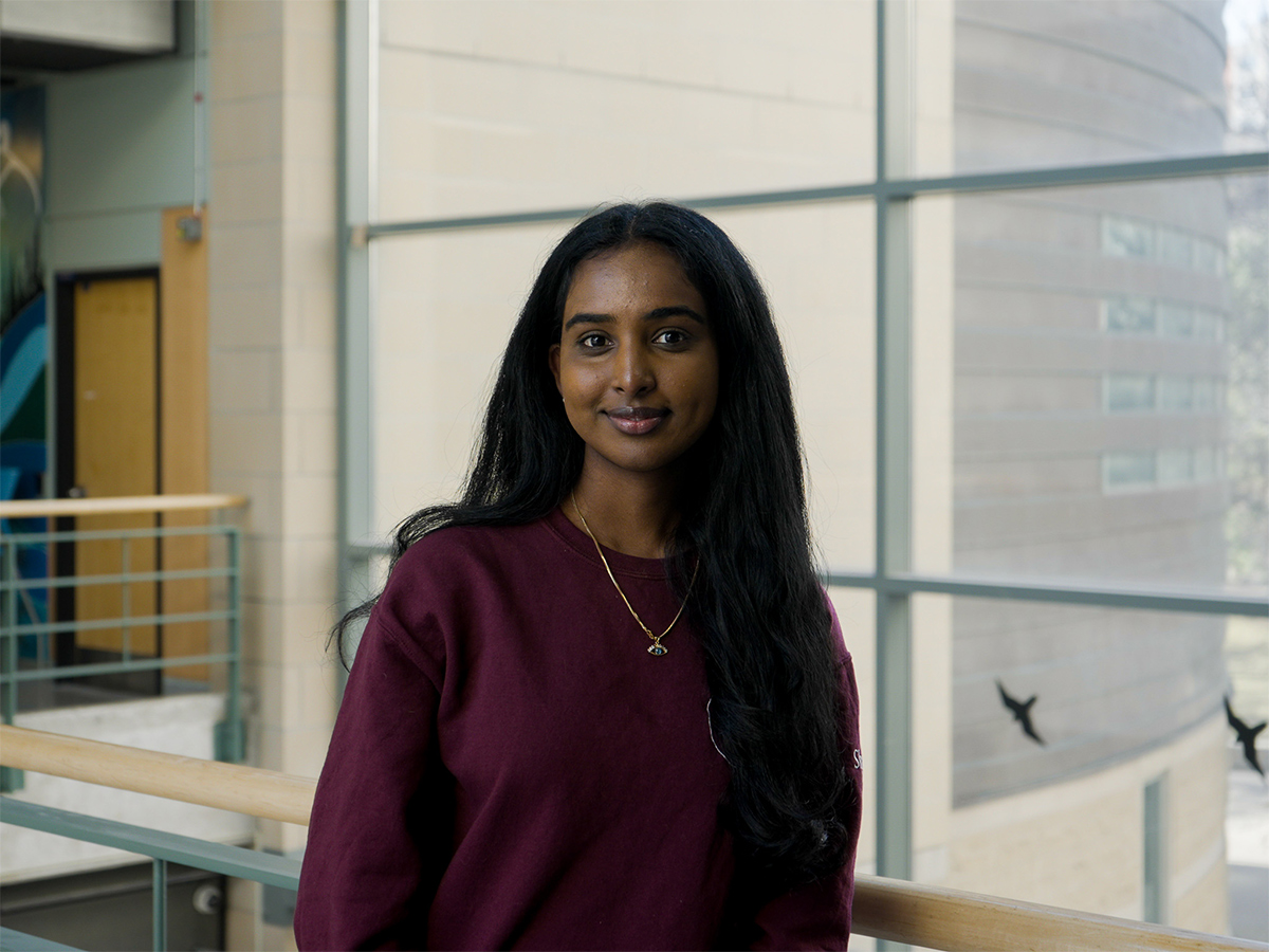 Journalism student, Shaaranki.