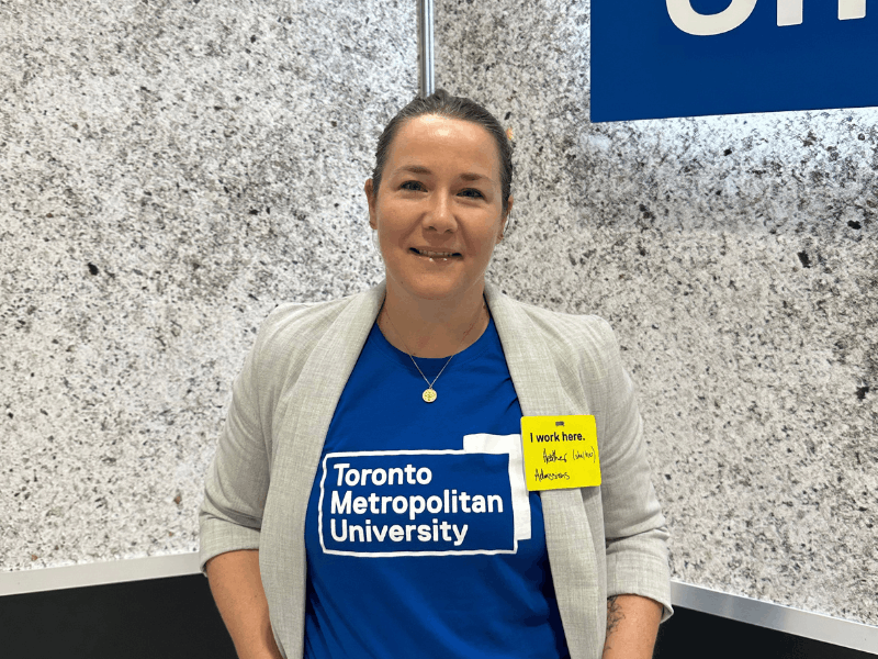 Undergraduate Admissions staff, Heather