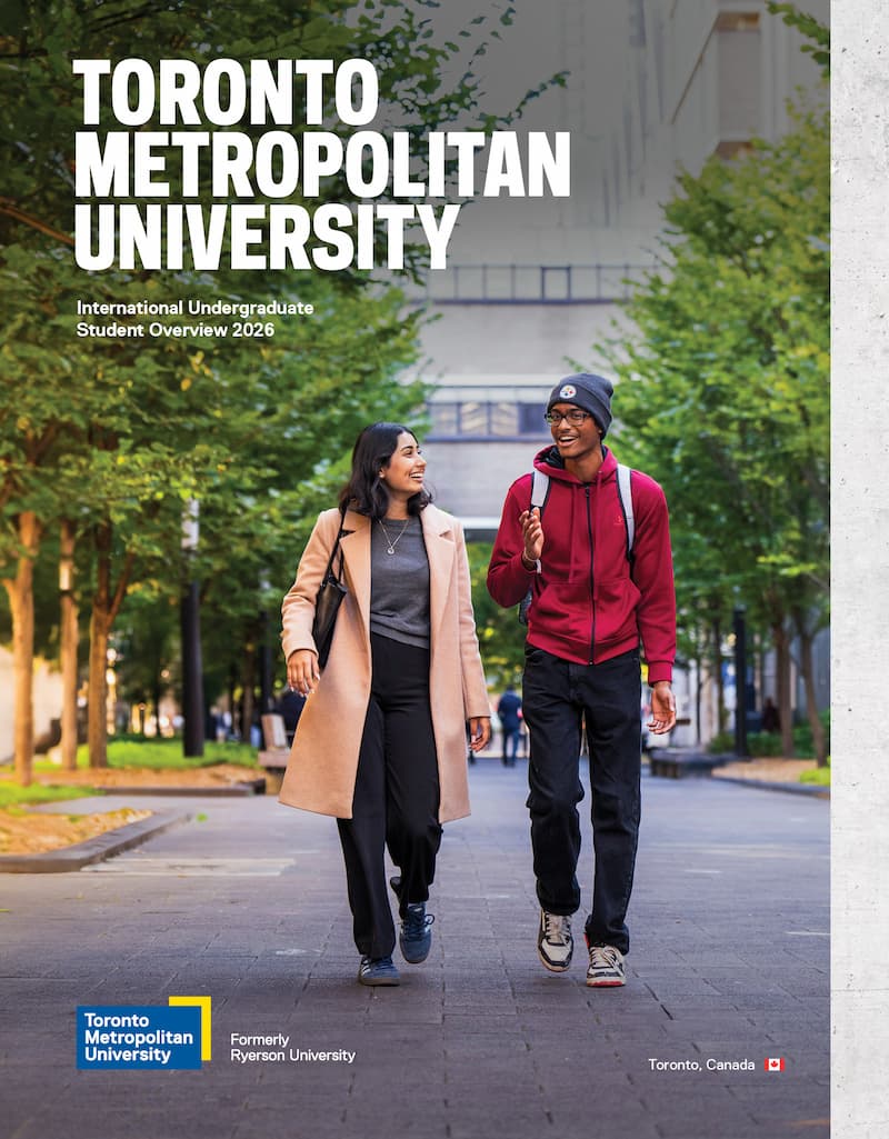 Toronto Metropolitan University - International Undergraduate Student Overview 2026 