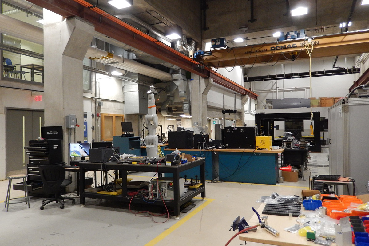 Structural testing lab used for cable testing