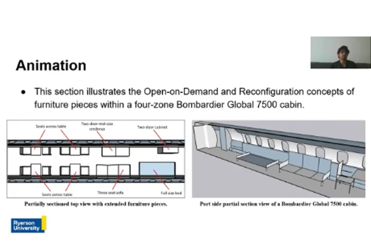 Furniture Folding Methodology For Reconfigurable Aircraft Cabins by Aditya Venkatesh