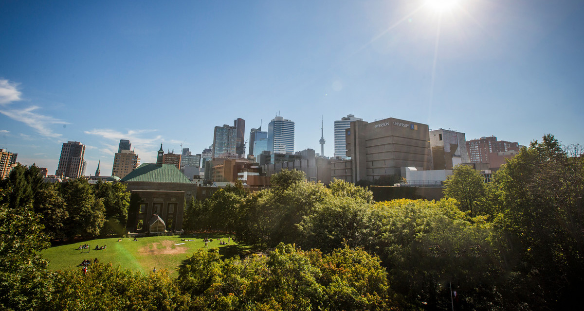 View of the Quad at Ryerson University