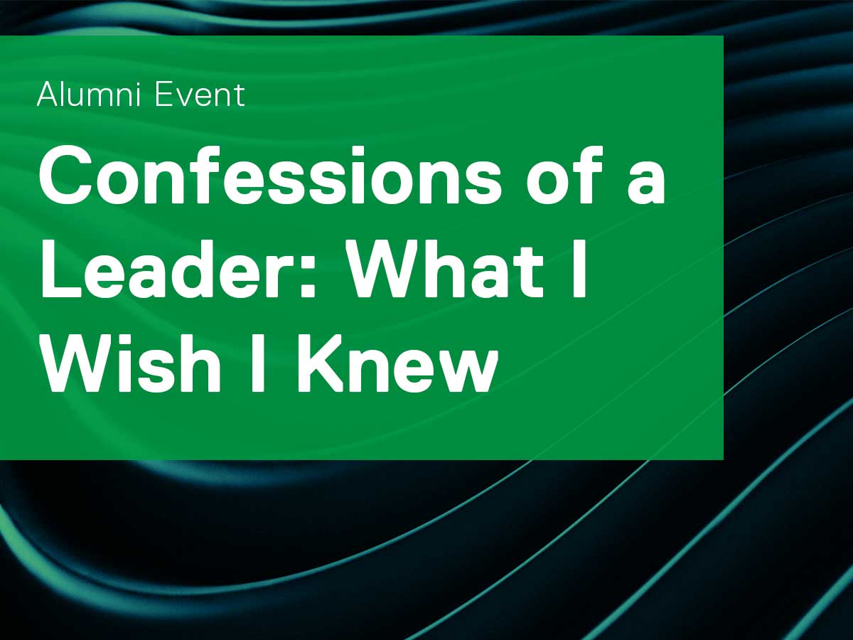 Confessions of a Leader: What I Wish I Knew