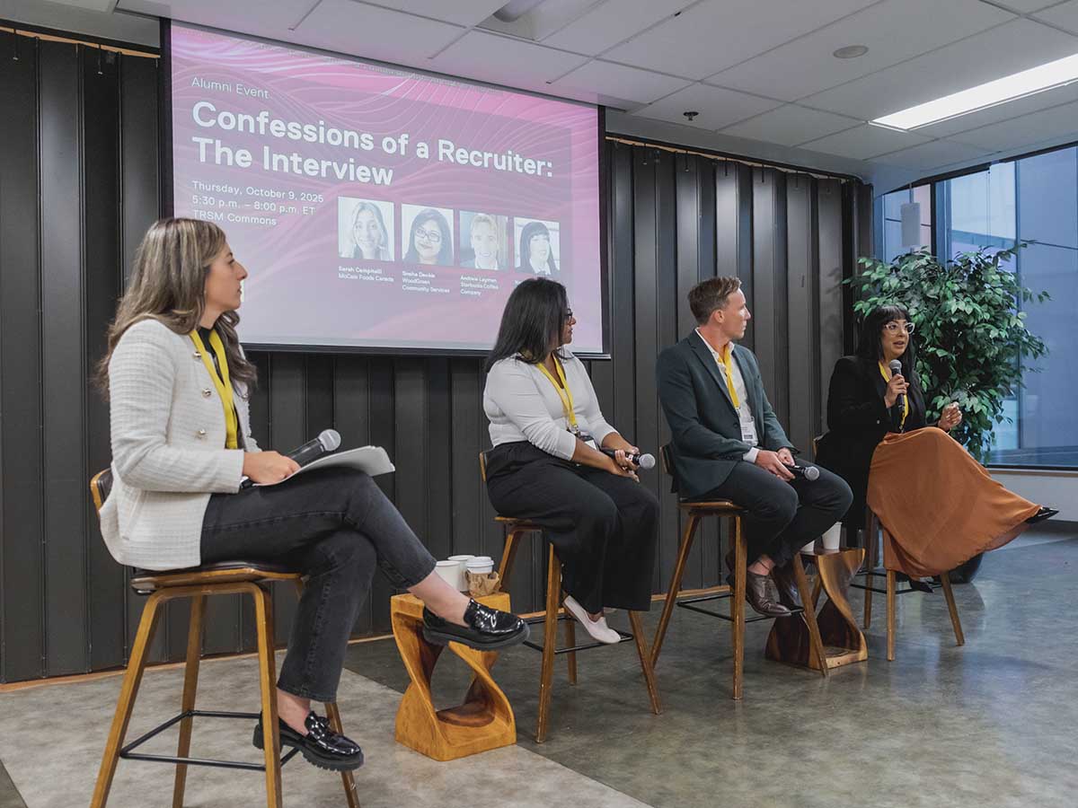 Attendees at Confessions of a Recruiter: The Interview on October 9, 2025 at TRSM Commons