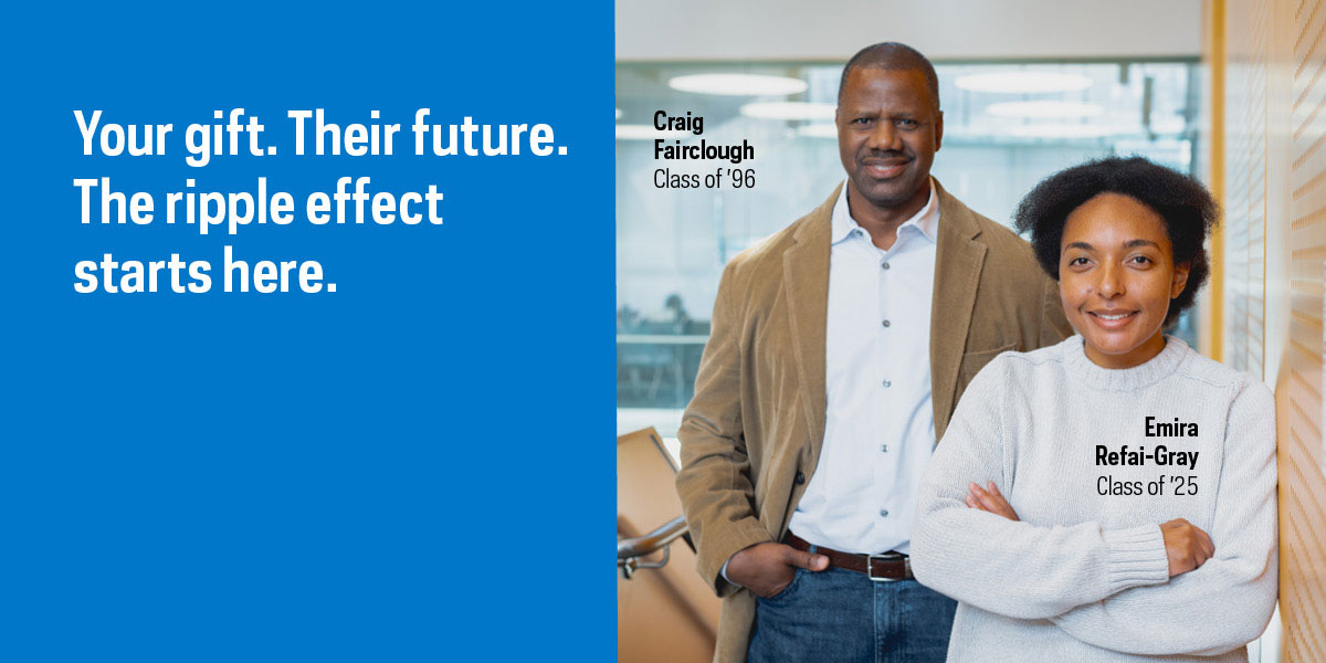 Your gift. Their future. The ripple effect starts here.