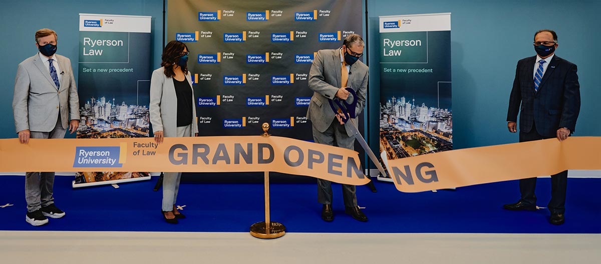 Ryerson Law School virtual opening ceremony