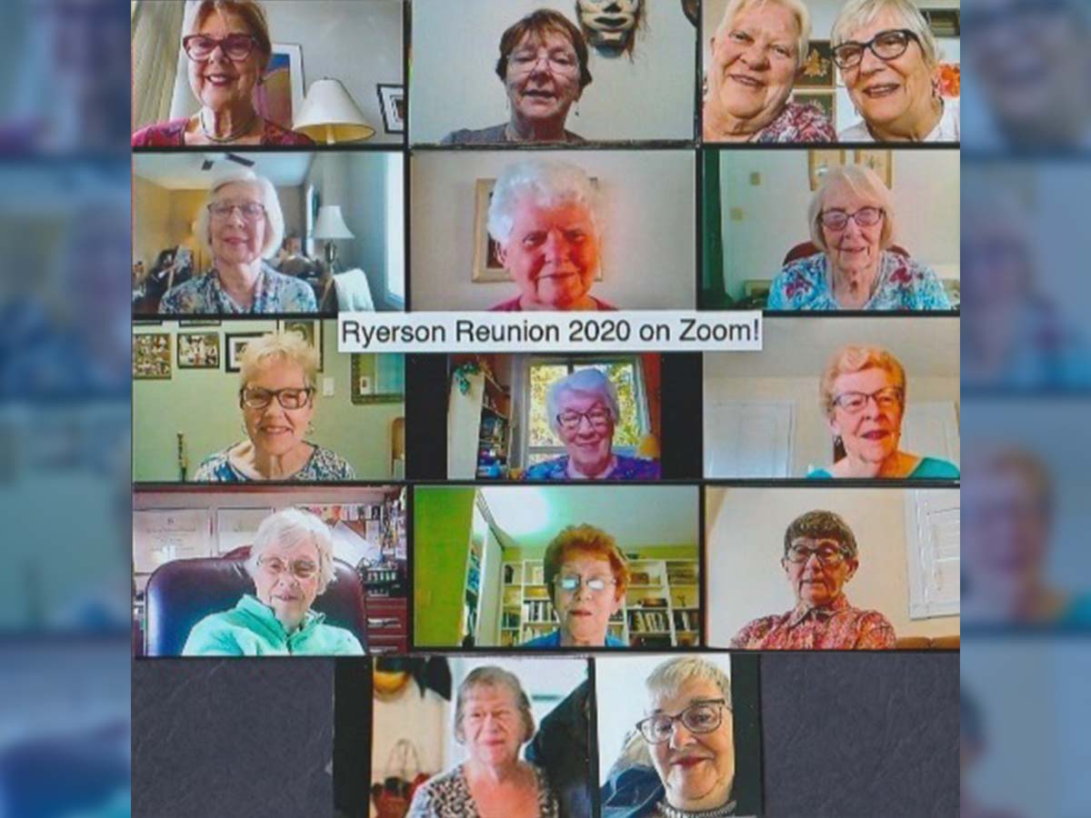 Fashion and Home Economics 1962 zoom reunion