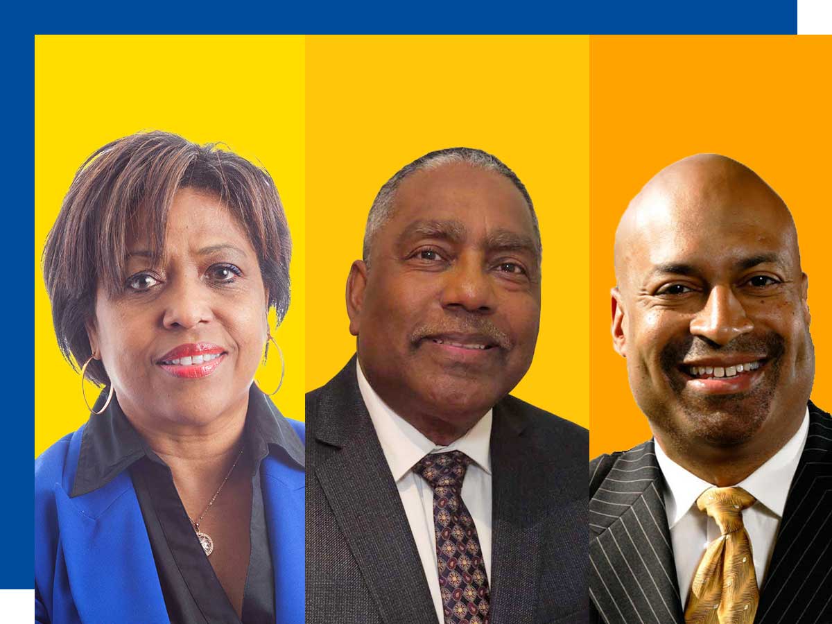 Jenny Gumbs, Public Administration & Governance ‘02 ; Gregory Regis, Journalism ‘77; Warren Salmon, Computer Science ‘85