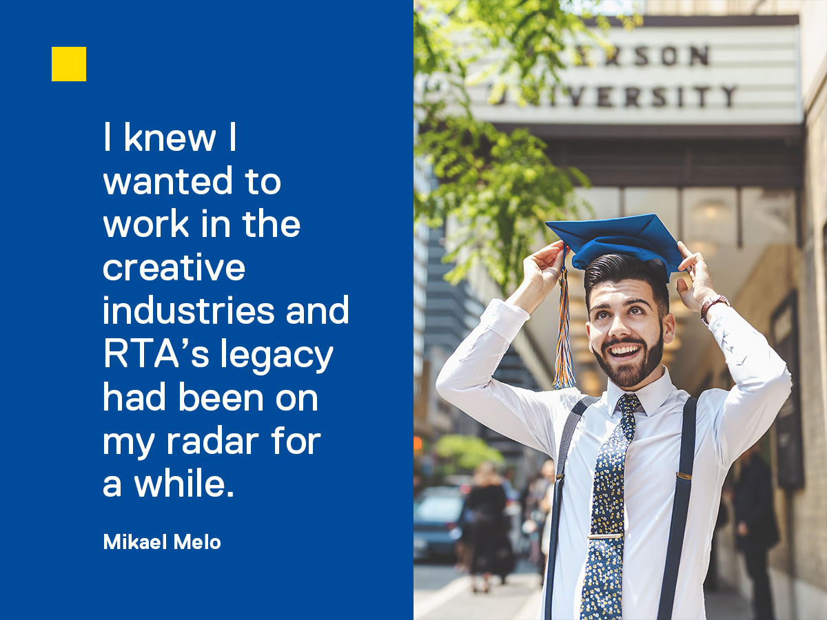 Mikael Melo, Radio and Television Arts ’18