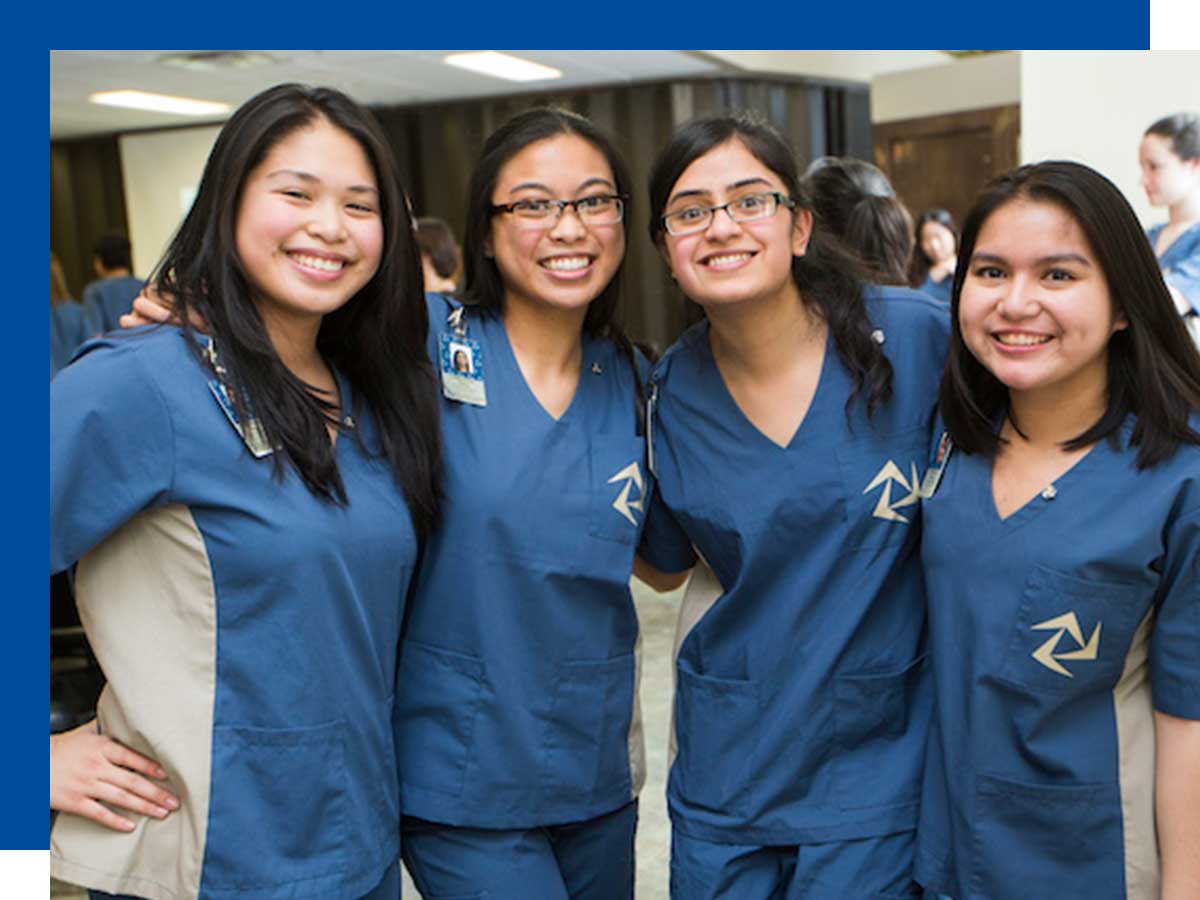 Daphne Cockwell School of Nursing students.