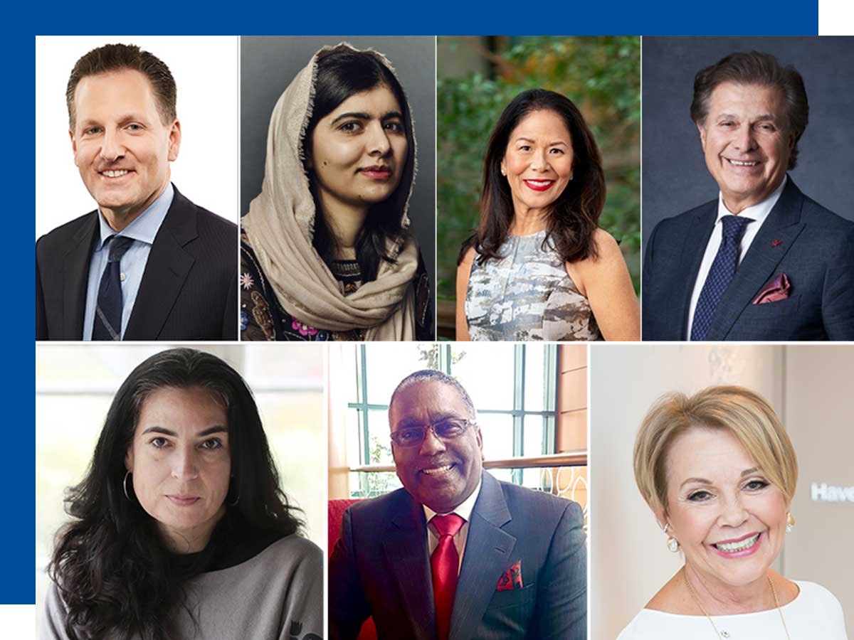 A composite image of Ryerson's honorary doctorates.