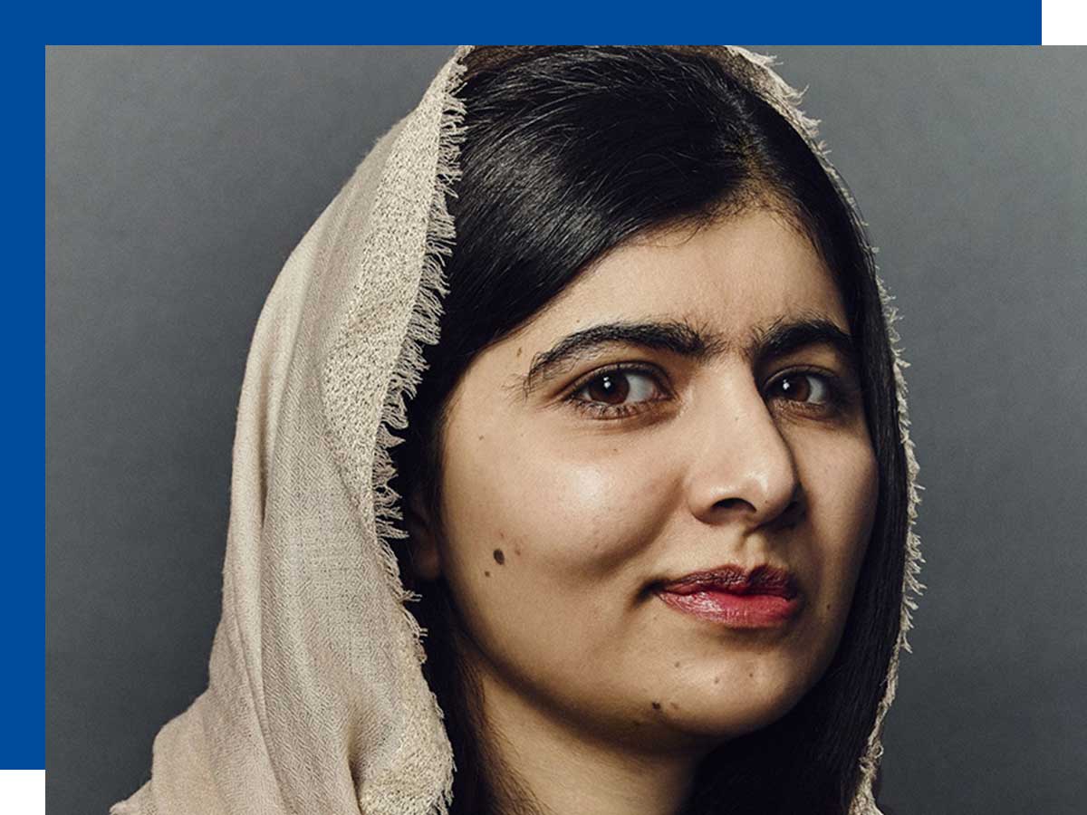 Malala Yousafzai.