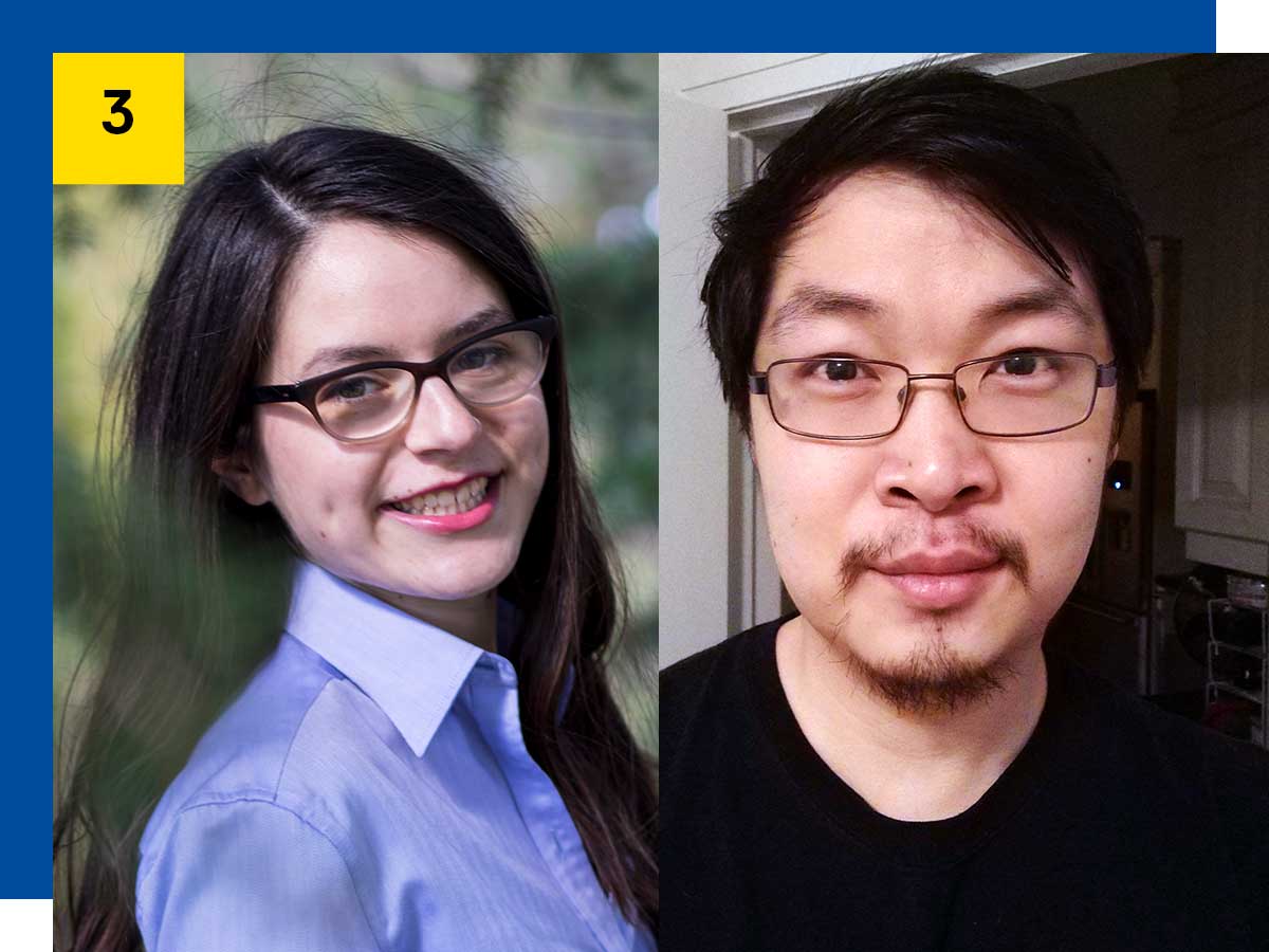 Sabrina Craig and Andrew Young, Co-founder/Co-Directors Vaccine Hunters Canada, Business Technology Management '11 and '19 