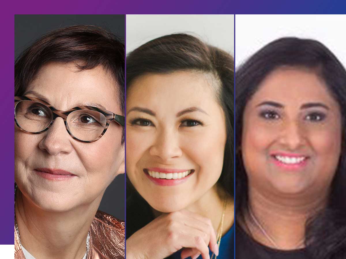 Cindy Blackstock, Melissa Leong and Lavanya Hariharan