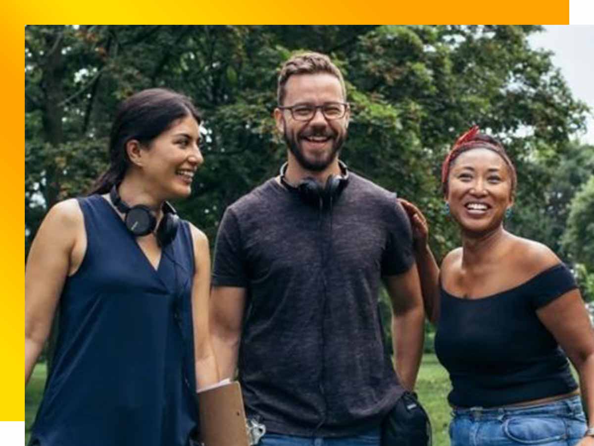 Shasha Nakhai, Filmmaker, Journalism ’09; Rich Williamson, Filmmaker, Image Arts ’08; Catherine Hernandez, Novelist, Performance ’99