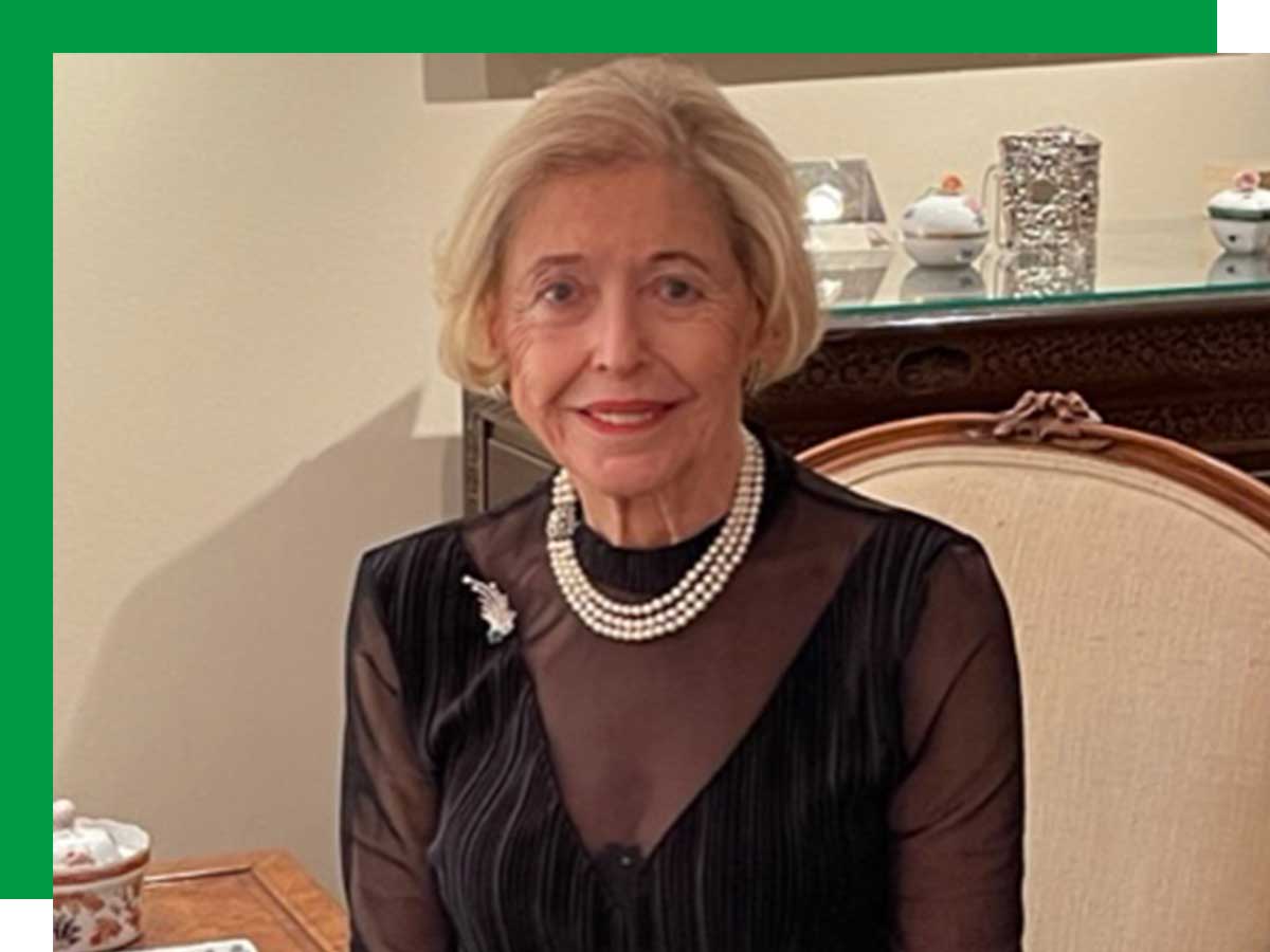 Dr. Erika v.C. Bruce, founder of the Bruce Fellowships