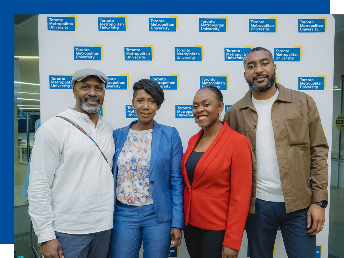 Attendees at TMU’s Flourishing Mixer