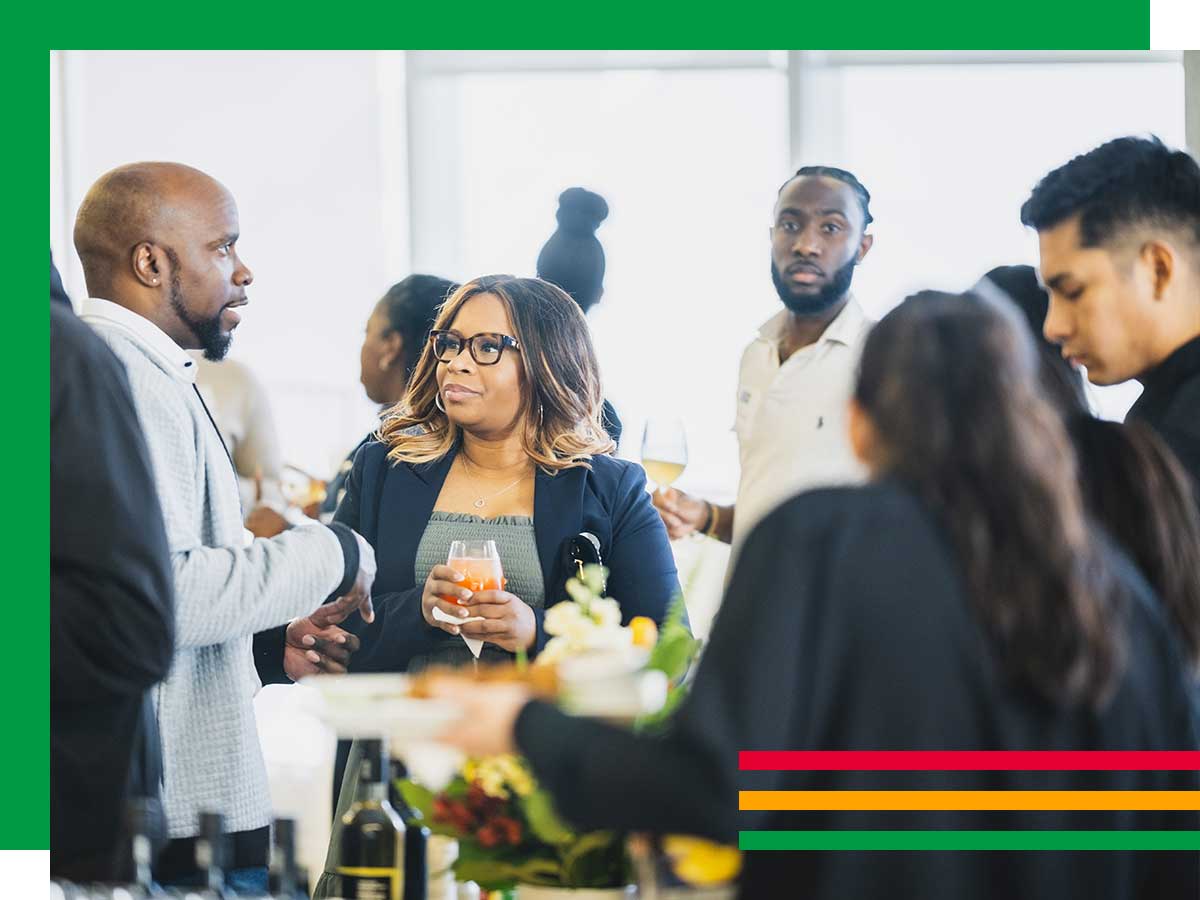 Participants at TMU’s first Flourishing Mixer