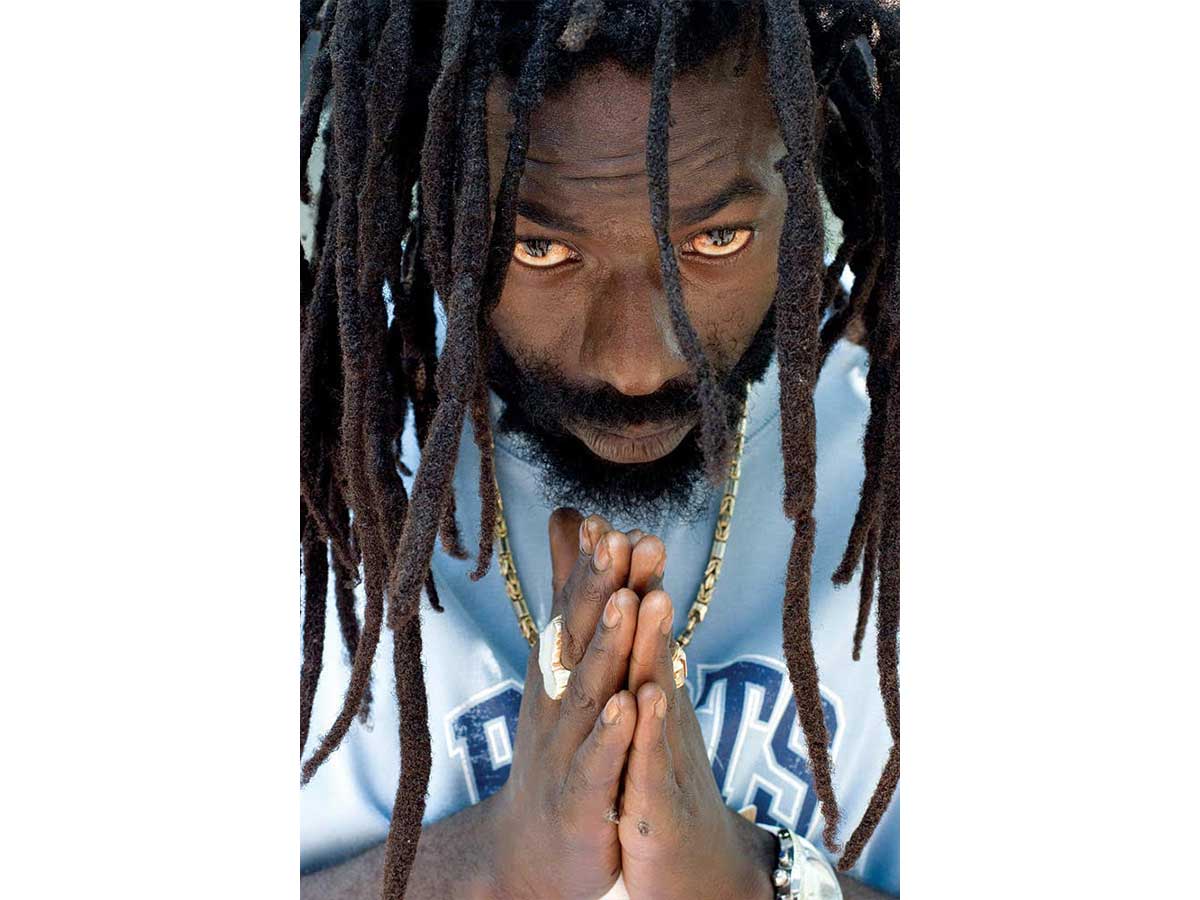 Portrait of the legendary Reggae/Dance Hall artist Buju Banton. Photo by Che Kothari.