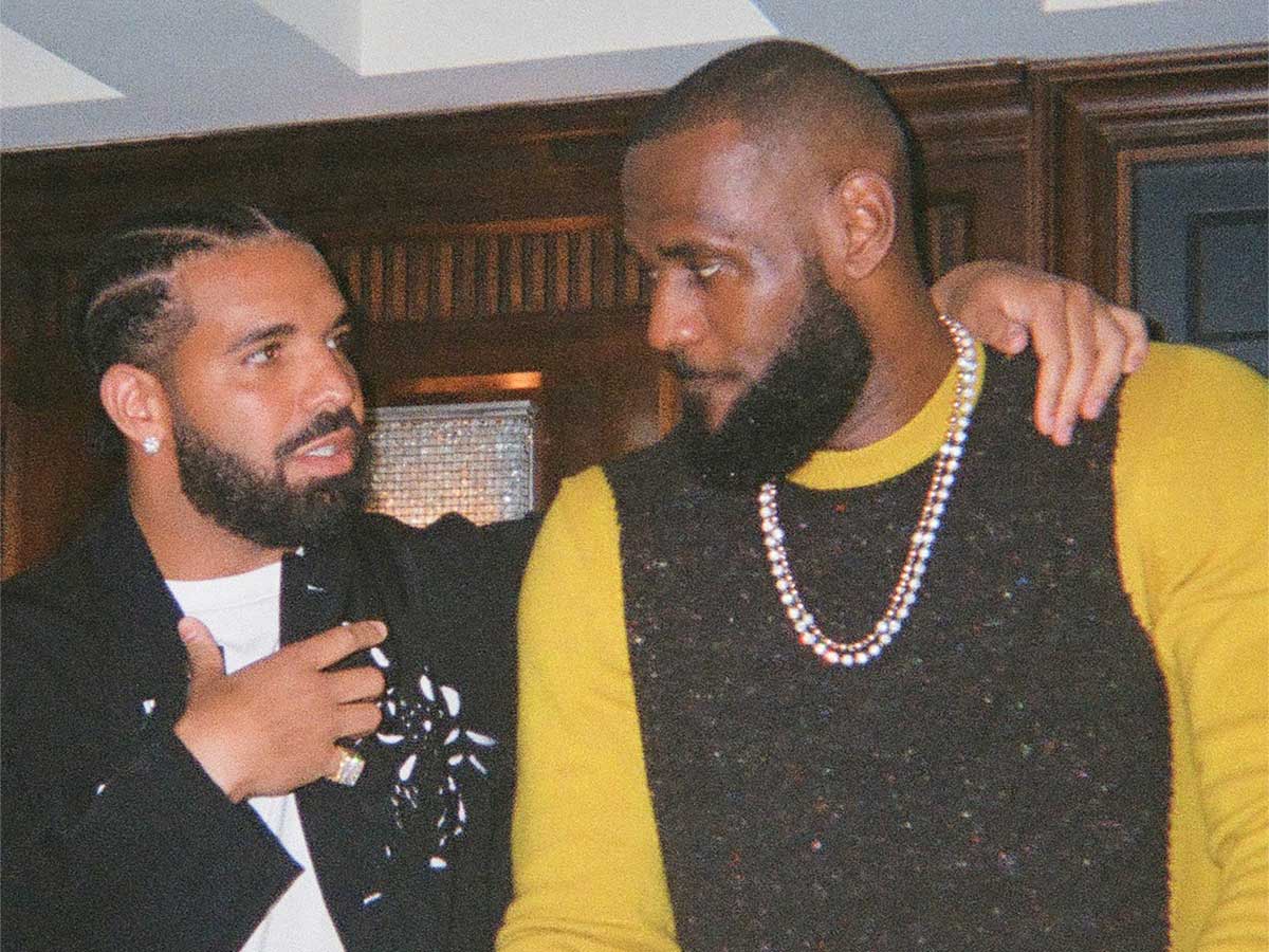 Drake and Lebron James. Photo by Kishan Mistry/UNINTERRUPTED Canada.