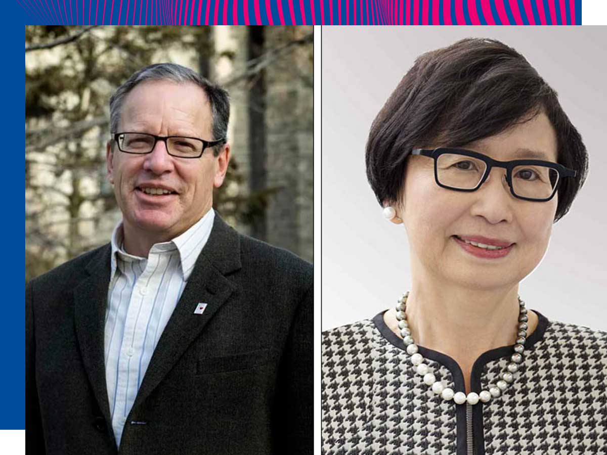 Mark Bonham and Janice Fukakusa