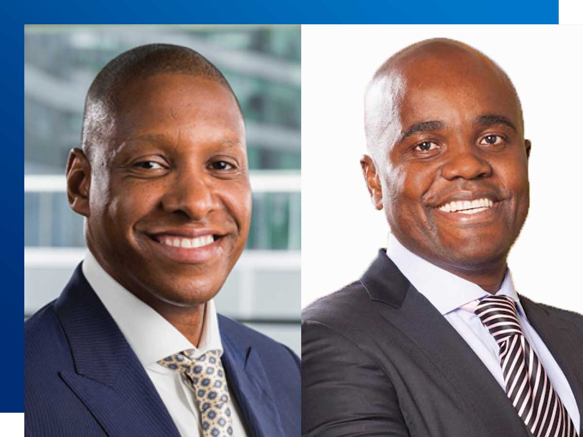 Masai Ujiri (left) and Wes Hall (right)