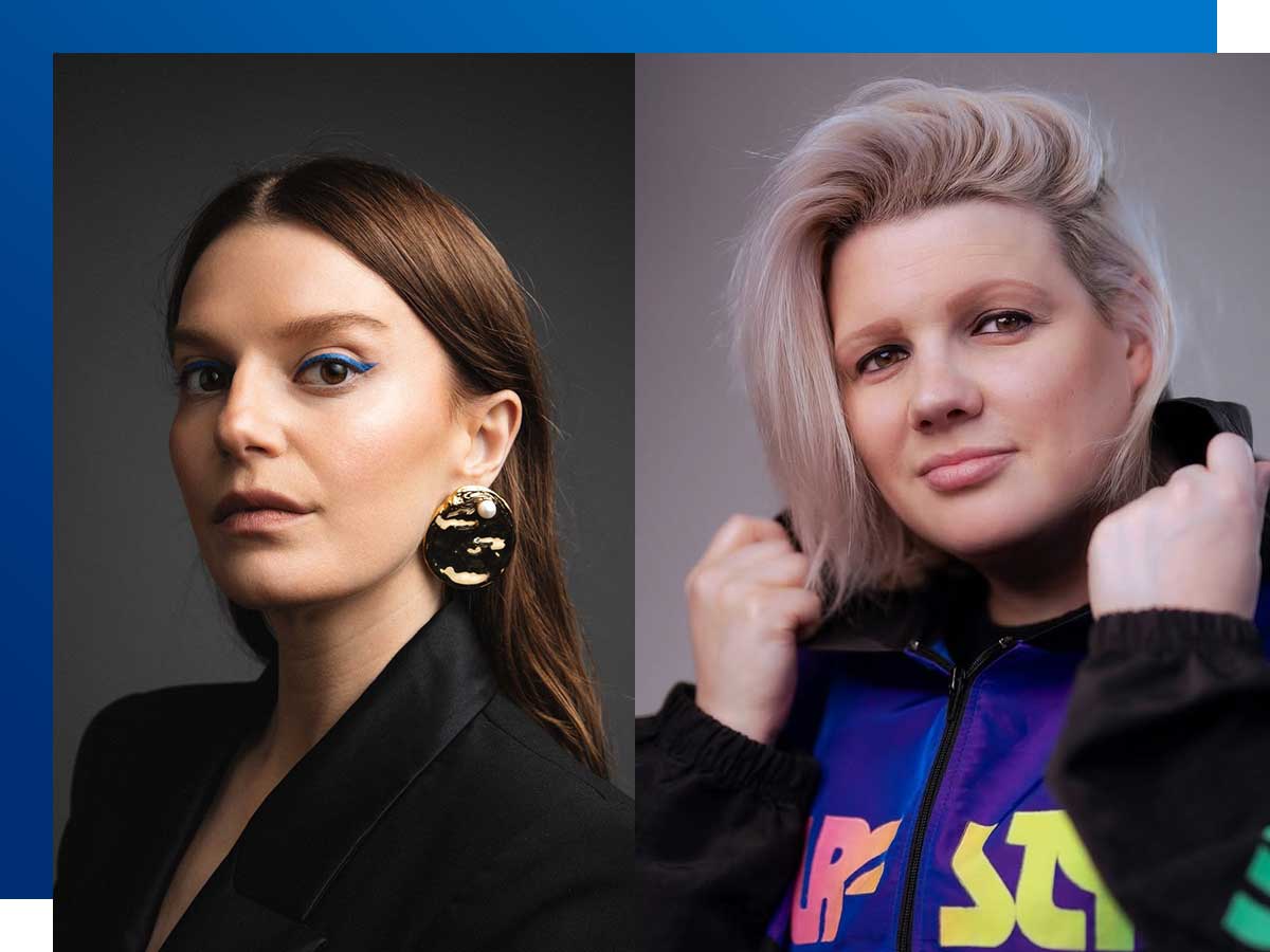 Ally Pankiw (left) and D. W. Waterson (right)