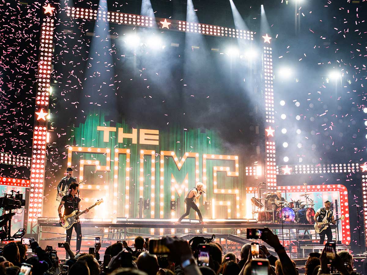 Sum 41 performs on stage at the 2025 Juno Awards. Photo Credits: CARAS/Morgan Hotston
