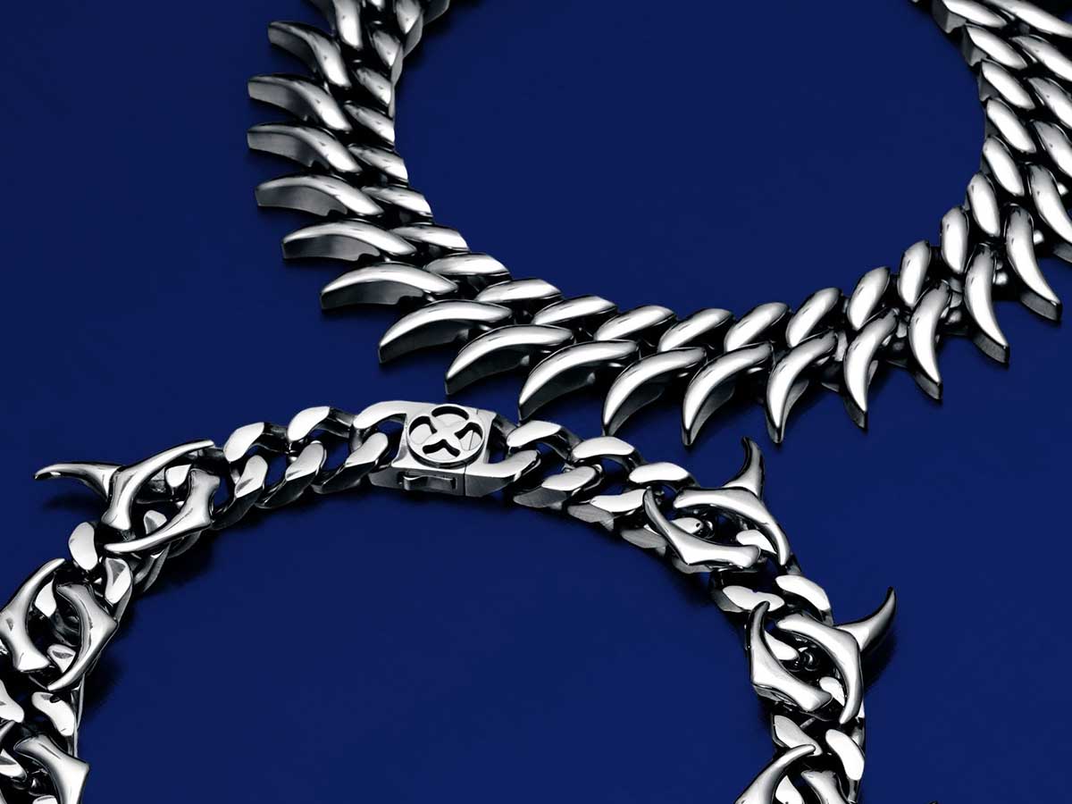 A pair of necklaces from Vitaly’s collection.