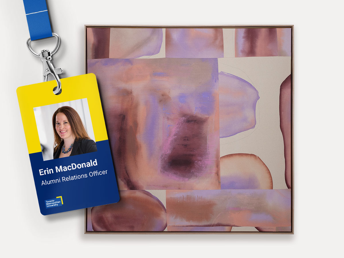 Erin MacDonald, Alumni Relations Officer; Fine Artwork by Melanie Cheung Studio, Melanie Cheung