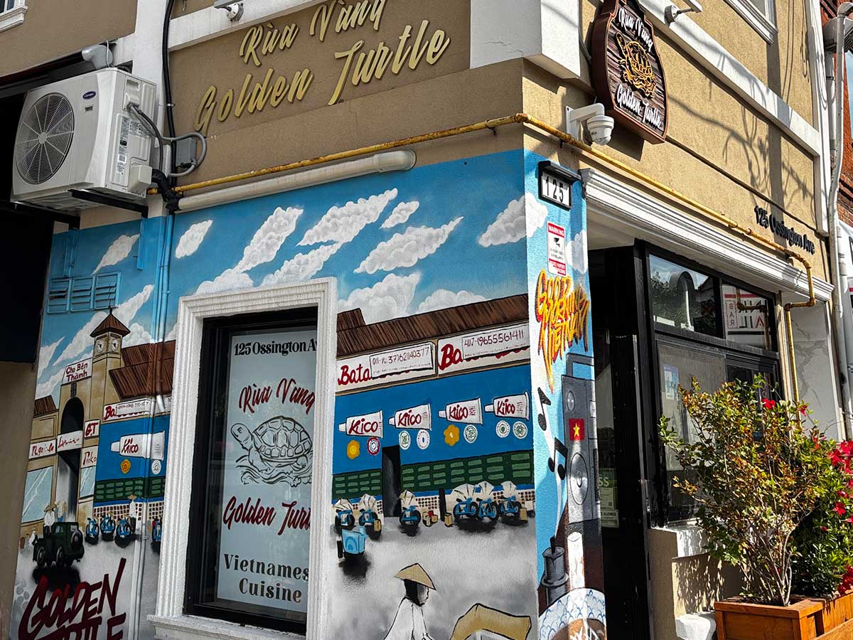 Exterior of a Vietnamese restaurant