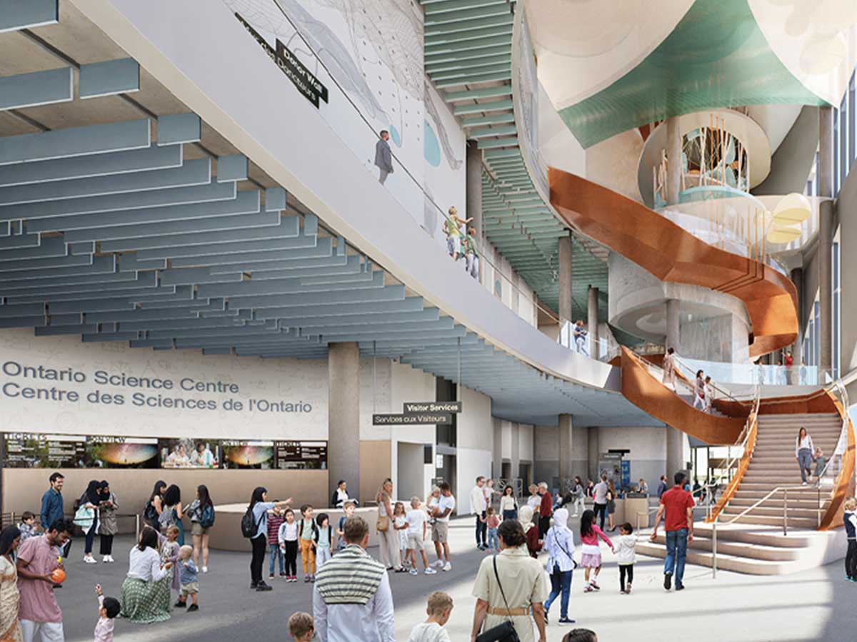 Renderings of OSC. Photos courtesy of www.infrastructureontario.ca