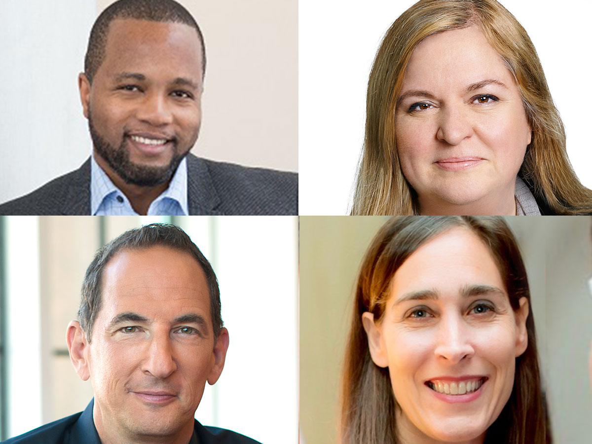 (Left to Right) Isaac Olowalafe, founder of Dream Maker Ventures, Christina Kramer, senior executive vice-president and group head, technology, infrastructure and innovation at CIBC, Jordan Banks, president of Rogers Sports and Media, Faith Banks, hospice and palliative care veterinarian.