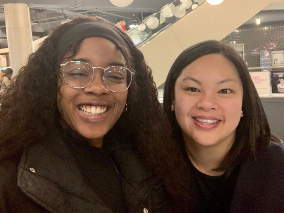 Teniola Valerie Jegede and Janet Dang. Photo courtesy of Tri-Mentoring.