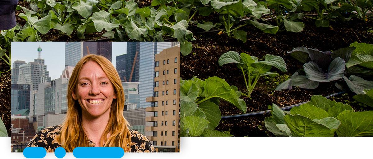 Arlene Throness, Ryerson Urban Farm 