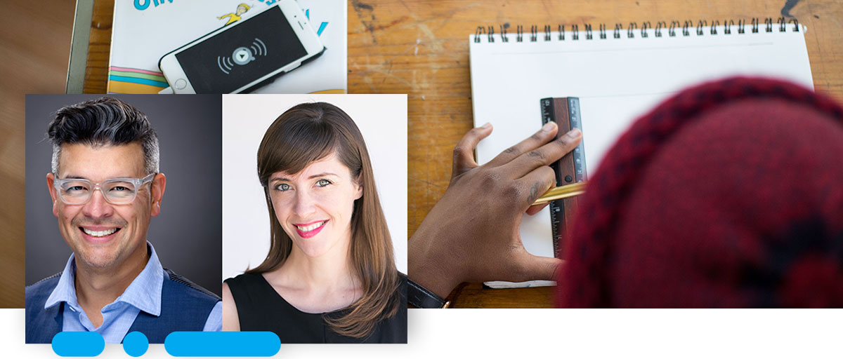 Maurice Fernandes and Emma Hartley, Ryerson Career and Coop Centre