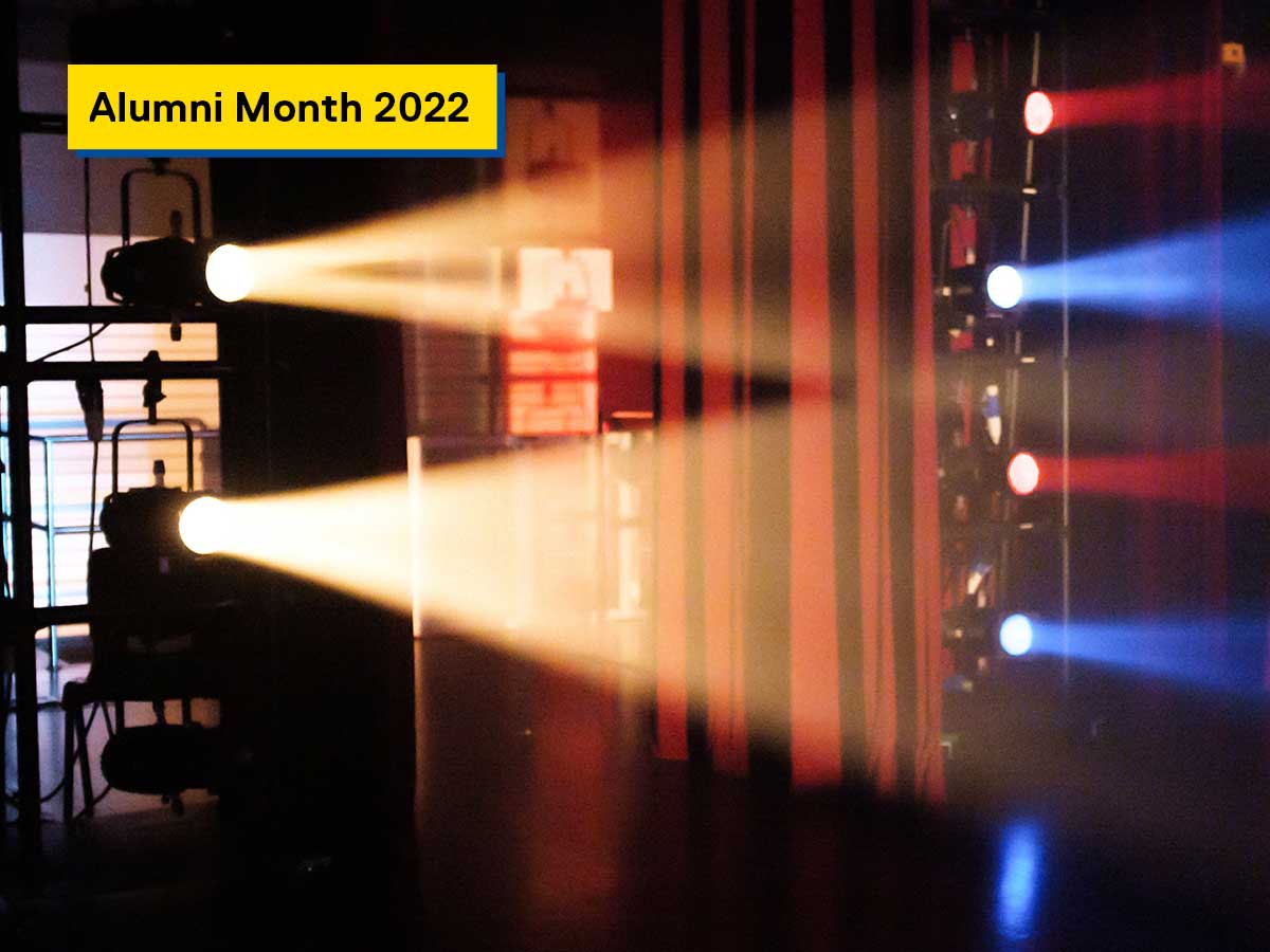 Alumni Month 2022; light projections