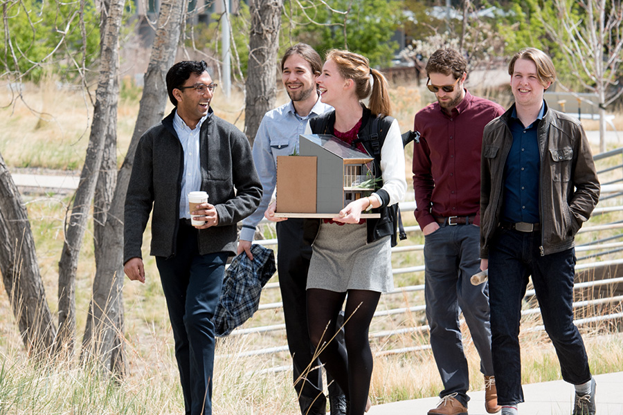 A group of students from the Toronto Met's Race to Zero team 