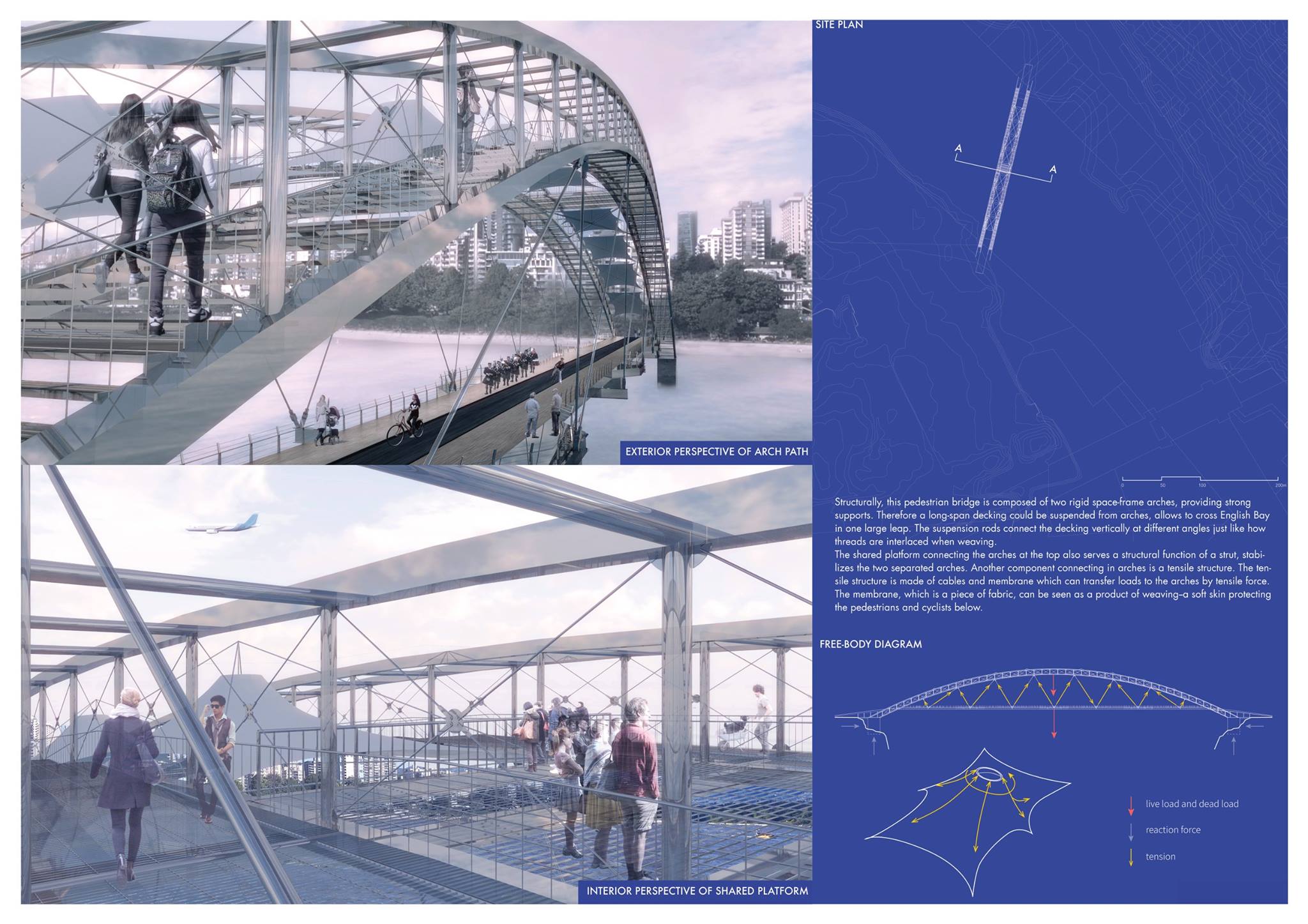 digital rendering of outdoor space on the island by rita shengu