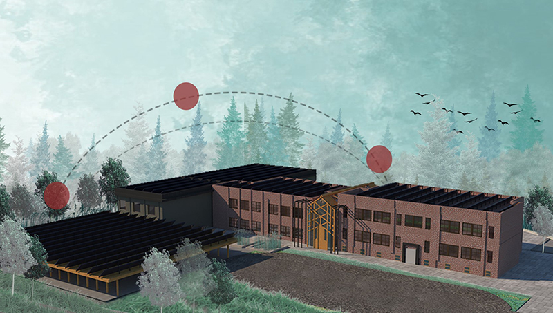 Team reGeneration's render of a Catholic Elementary School