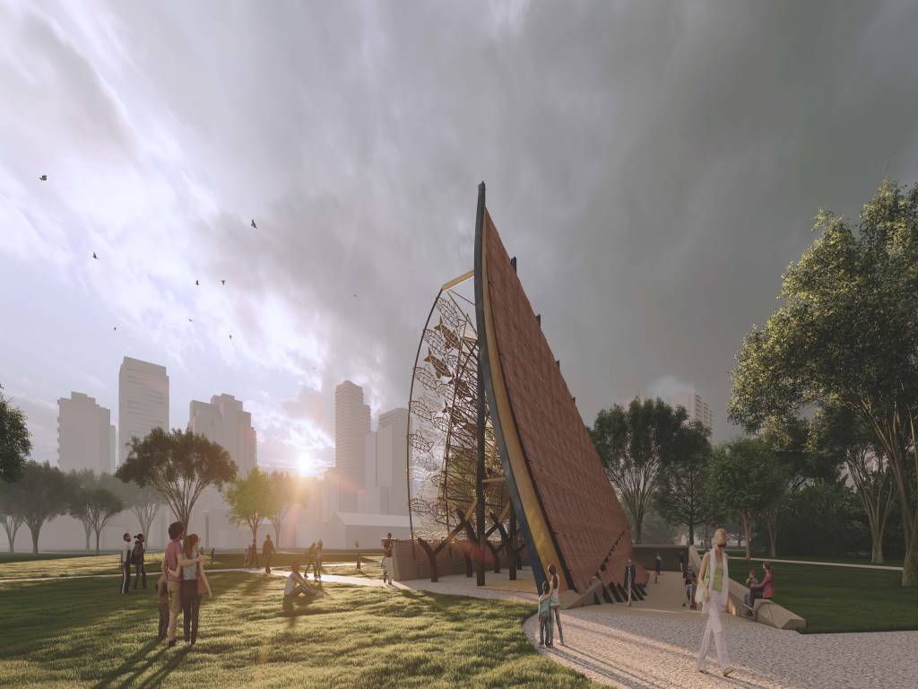 Undergraduate Students Win Steel Competition for Indigenous Lives Memorial