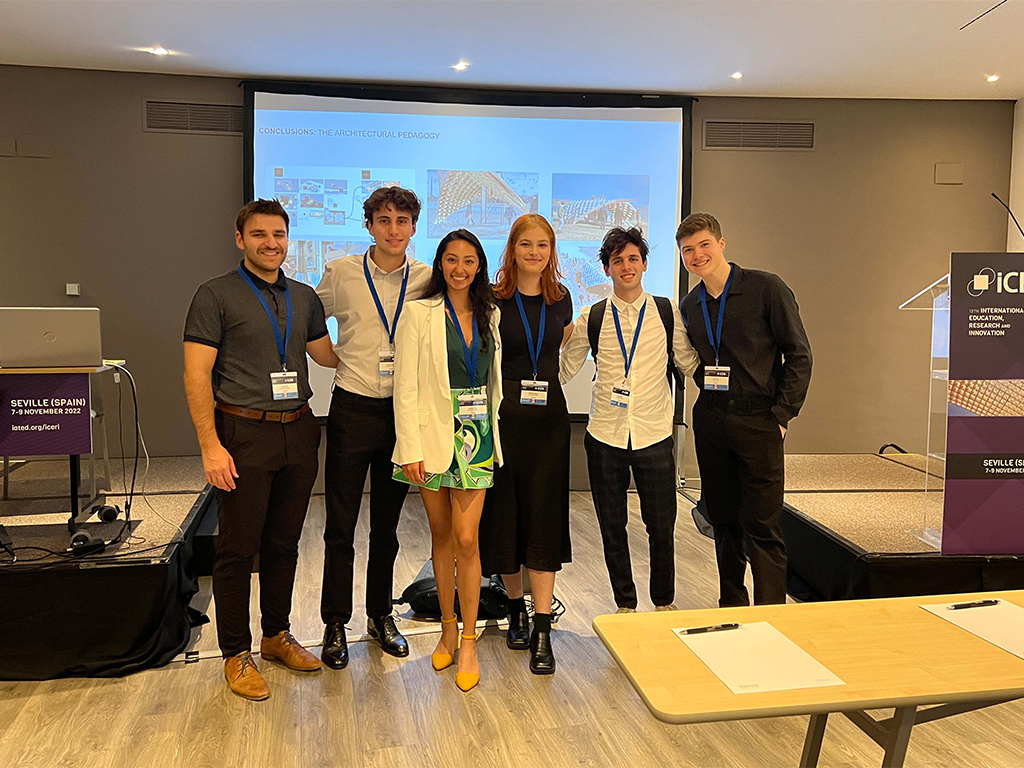 Undergraduate Students Present Research Papers at ICERI Seville 
